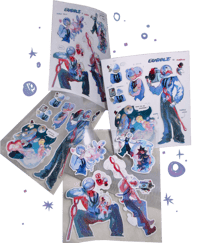 Image 1 of TADC Bubble Sticker Sheet