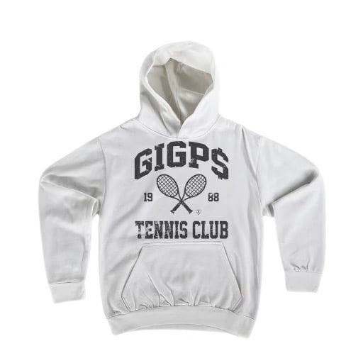 Image of GIGPS TENNIS CLUB HOODIE WHITE