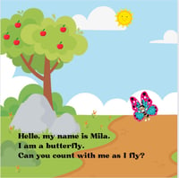 Image 3 of Hardcover: Mila The Counting Butterfly