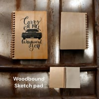supernatural wooden notebook
