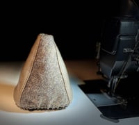 Image 2 of Tweed mocha leather shift boot 
