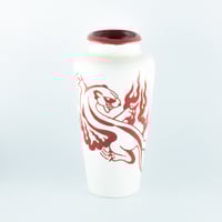 Image 2 of CRAWLING PANTHER FLAME VASE