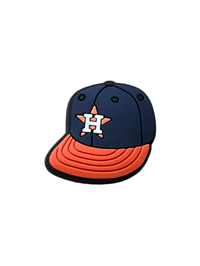 Image 1 of Astros Hat Croc Charm