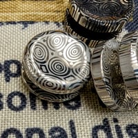 Image 8 of The Last Preorder of Custom Button in Big Circle Damasteel 3S/Dish 