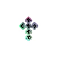 Image of DDR Heaven - Holographic Sticker