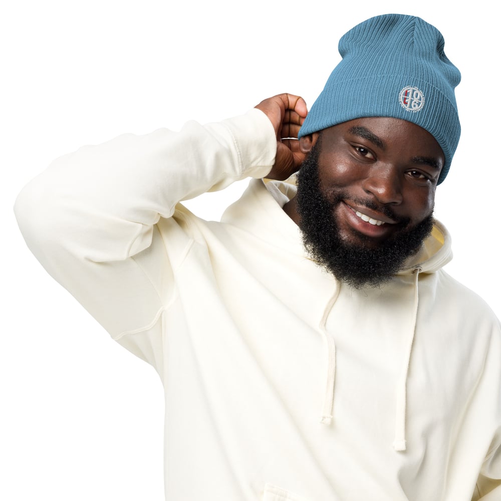 1016 Organic ribbed beanie
