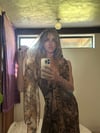 vintage Diane Fres chiffon animal print slipdress