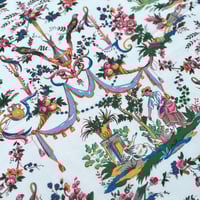 Image 1 of Made to Order - 'Emma' Bright & Beautiful Toile de Jouy Vintage Style Eiderdown