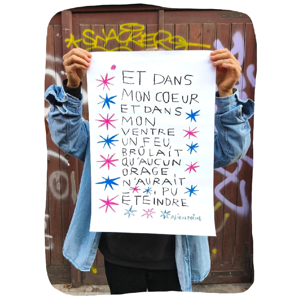Affiche poème // 
