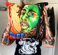 Image 2 of Bob Marley throw pillow 