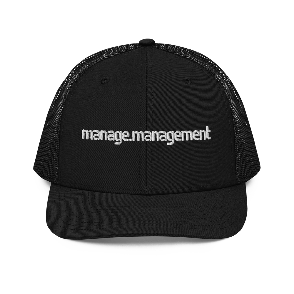 Image of Manage.Management  Cap
