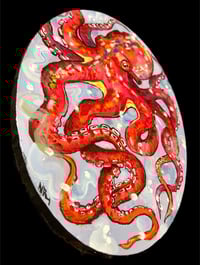 Image 3 of “OCTOPUS FRIEND” ORIGINAL PAINTING BY NIKITA ROSALIND 12”x8”