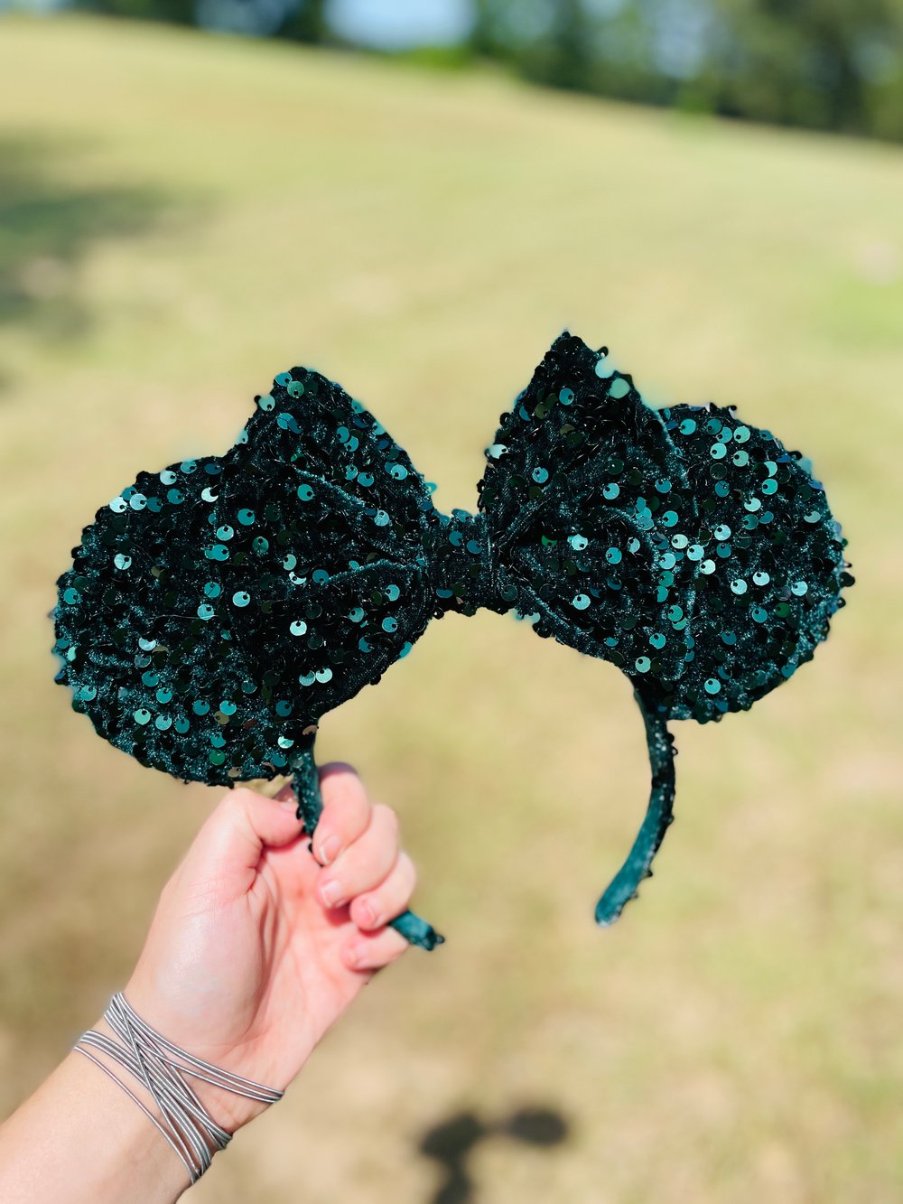 Image of Emerald Twinkle Velvet Ears