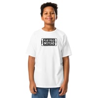Image 1 of Play Polo Instead Tee - Kids