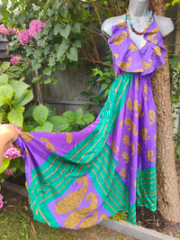 Image 1 of Bianca Frill maxi dress Purple