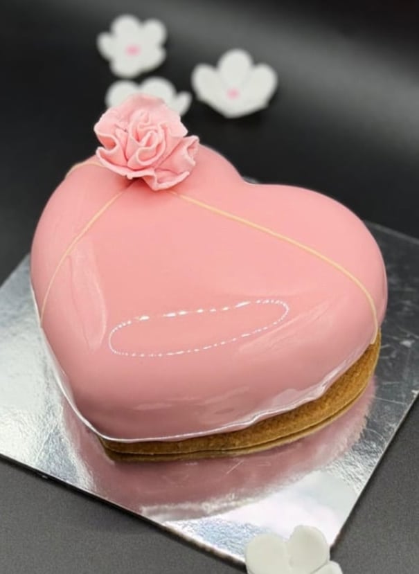 Blood Peach Tea Mousse (Mother's day special)