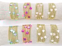Cross Beaded Bracelet 