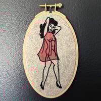Image 3 of lady embroidery