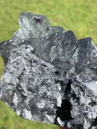 Image 19 of Transparent Phantom Fluorite On Druzy Quartz Matrix  #1803