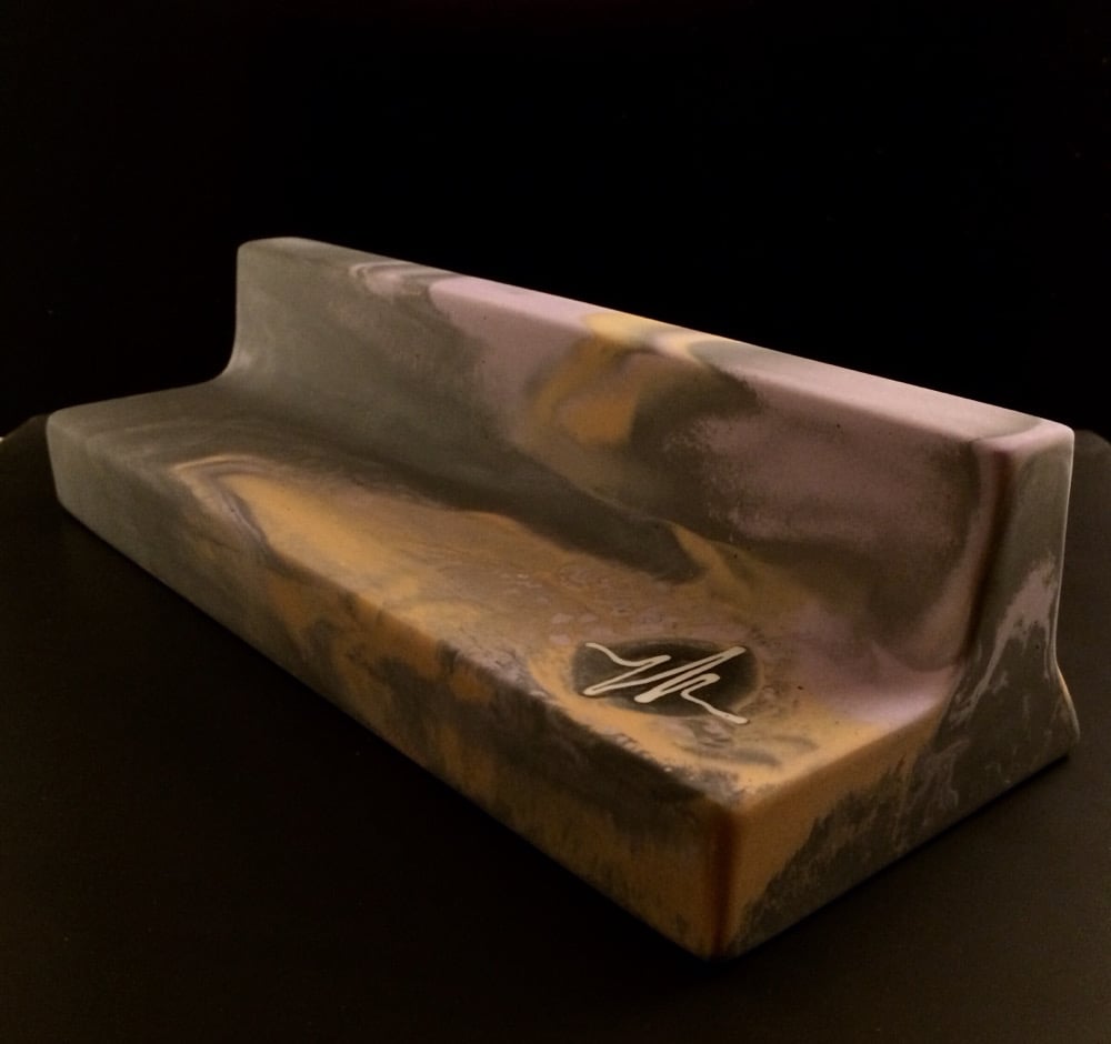 Image of Wired Ramps Jersey Ledge (Dark Grey, Light Purple and Orange)