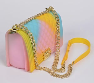 Pvc Square Crossbody Clutch