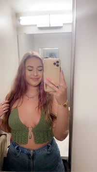 Image 5 of Fairy Monarch Crystal Crochet Top