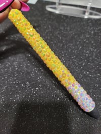 Image 3 of Yellow & White Rhinestone Pen