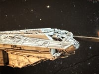 Image 8 of Star Wars X-Wing 1/270 Corellian YT-3700 Light Freighter Hand PAINTED or RAW UNPAINTED 14k 3D