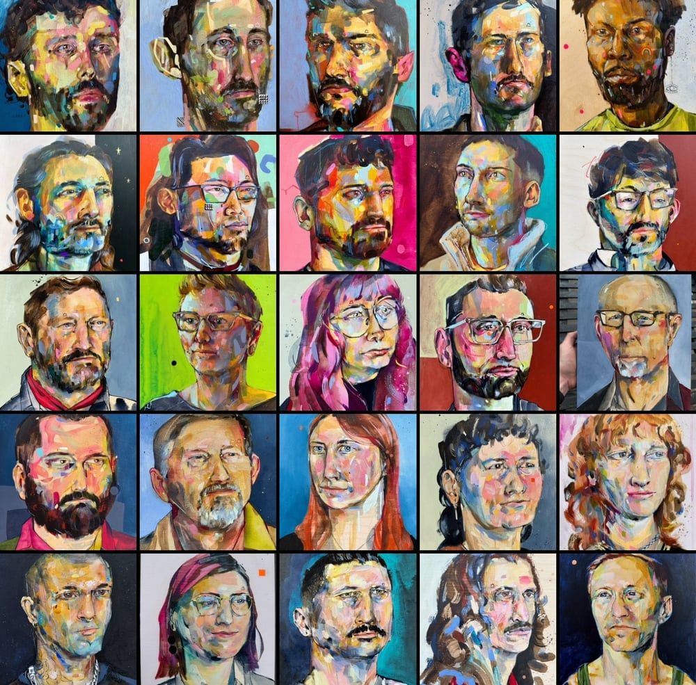 Image of Live portrait session