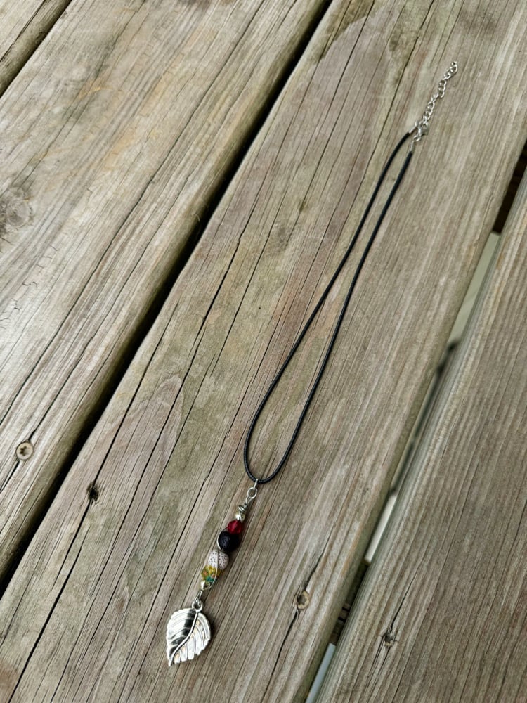 Image of Free Palestine Necklace (Leaf 2)