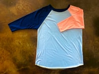 Image 1 of LARGE :: Navy // Peach // Periwinkle 