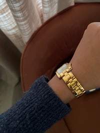 Image 5 of Vintage 18K Gold Pulsar By SEIKO White Dial ✨NEW IN BOX✨