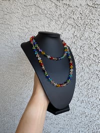 Image 3 of Golden Spectrum Wrap Around Necklace 