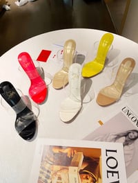 Image 1 of CL Clear Heels