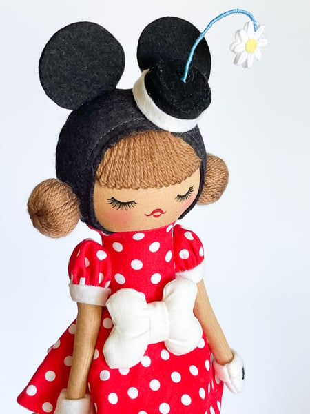 Image of Classic Doll MINNIE Inspired Red