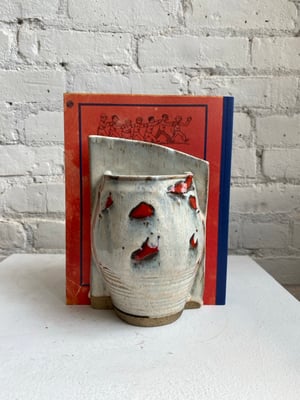 Sam Hewitt / Bookends Peach with Red Accent