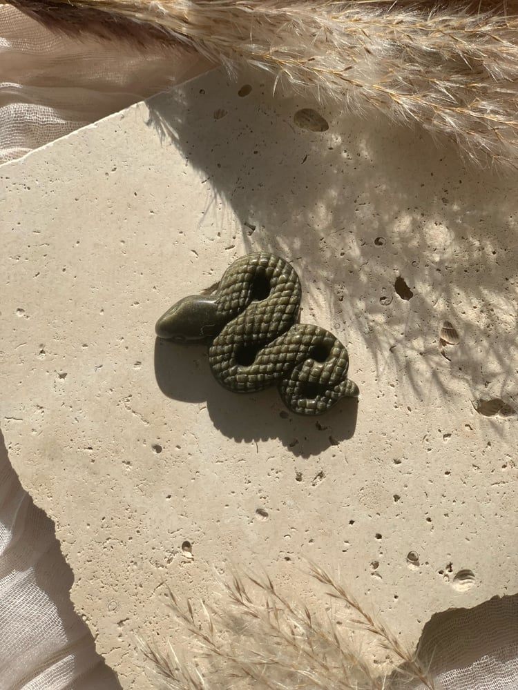 Image of Snake Carvings (assorted materials)