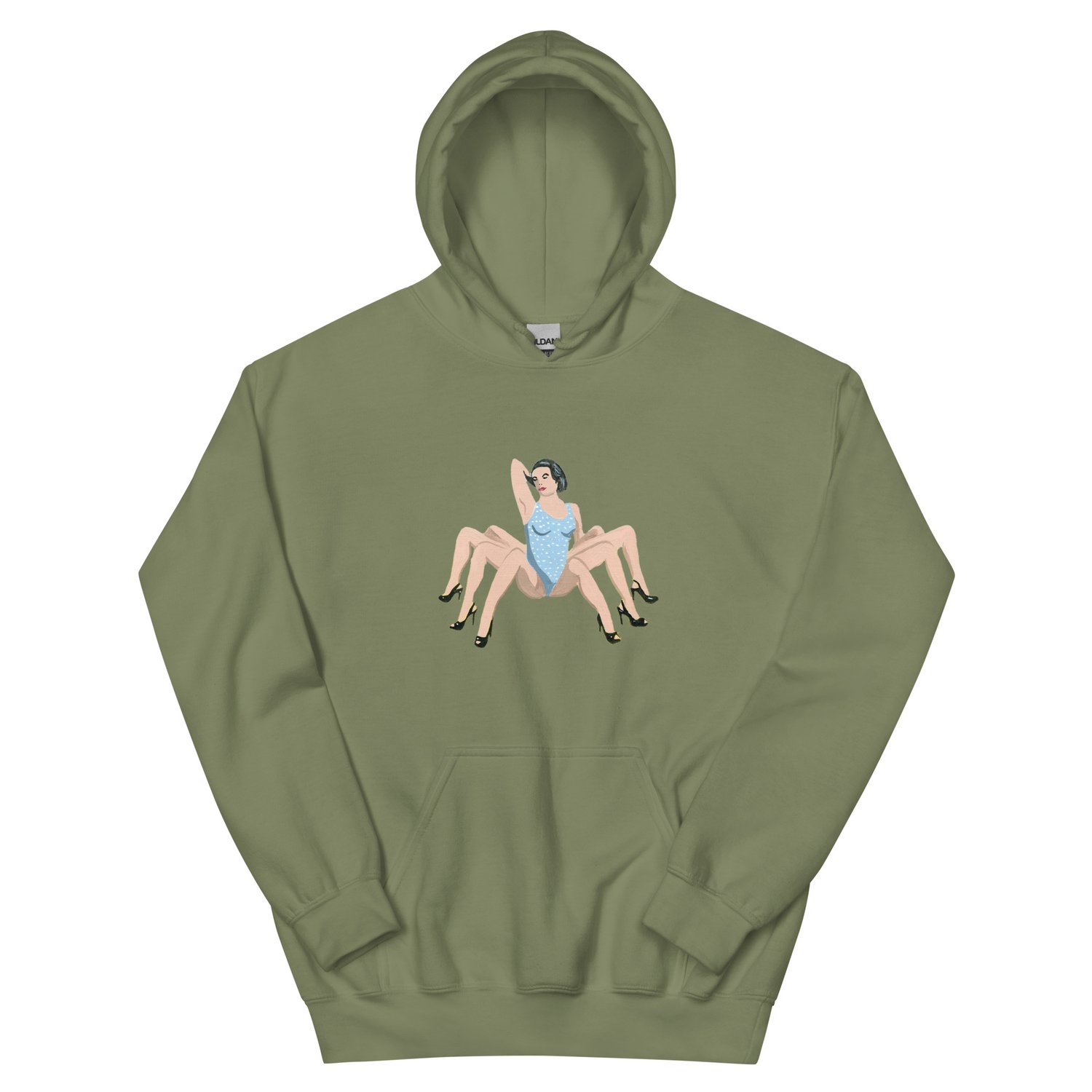 Image of EIGHT LEGGED WOMAN HOODIE