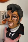 Leather Face Ceramic Elvis Bust
