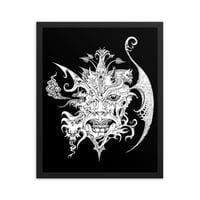 Night Dweller Framed Poster by Mark Cooper Art