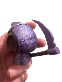 Image 4 of Purple foil choc bunny reap resin 