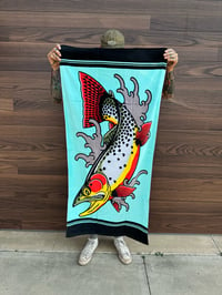 Image 1 of Limited Cutthroat Trout Beach Towel