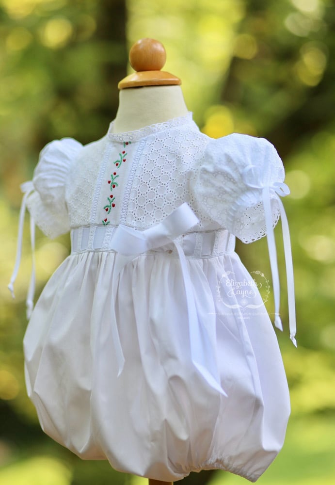 Holiday Primrose Heirloom Dress Bubble Elizabeth Layne Heirloom