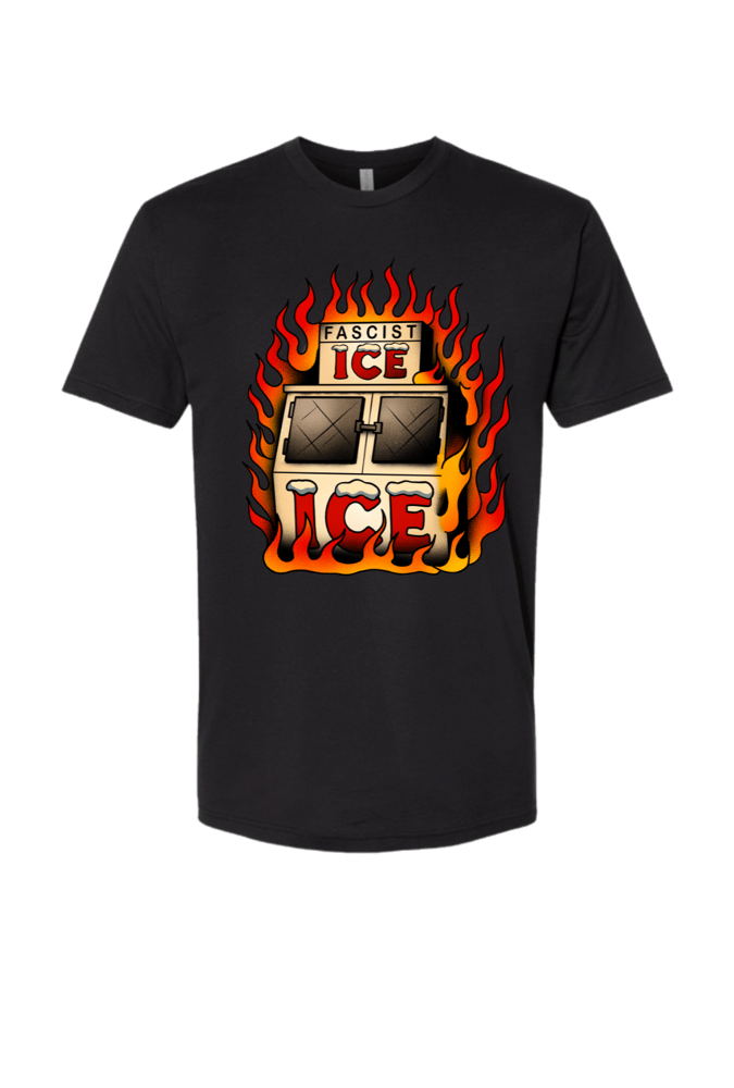 Image of 🧊🔥ICE Machine - Charity Tee - Black 🔥🧊PREORDER