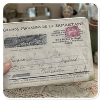 Image 22 of Vintage French envelope of lace samples and booklet