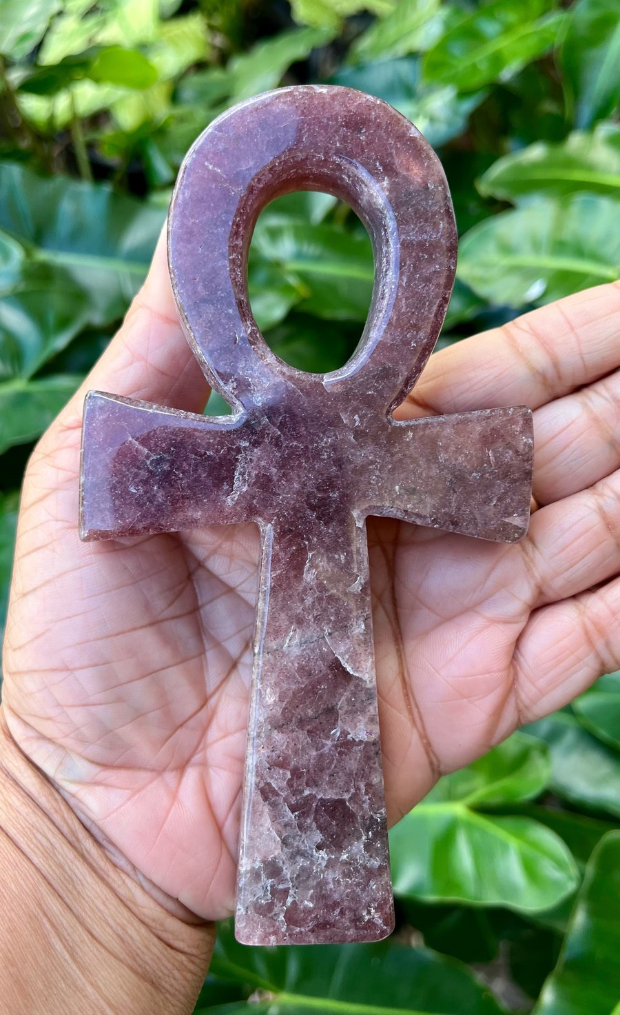 Image of Strawberry Quartz Ankh