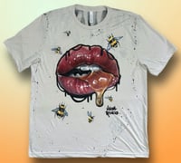 Image 1 of “SWEET LIKE HONEY” HAND PAINTED T-SHIRT 2XL