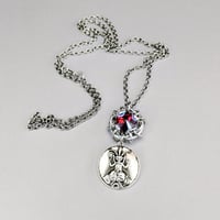 Image 3 of Siam Shimmer Conjure + Baphomet Medallion Pendant 