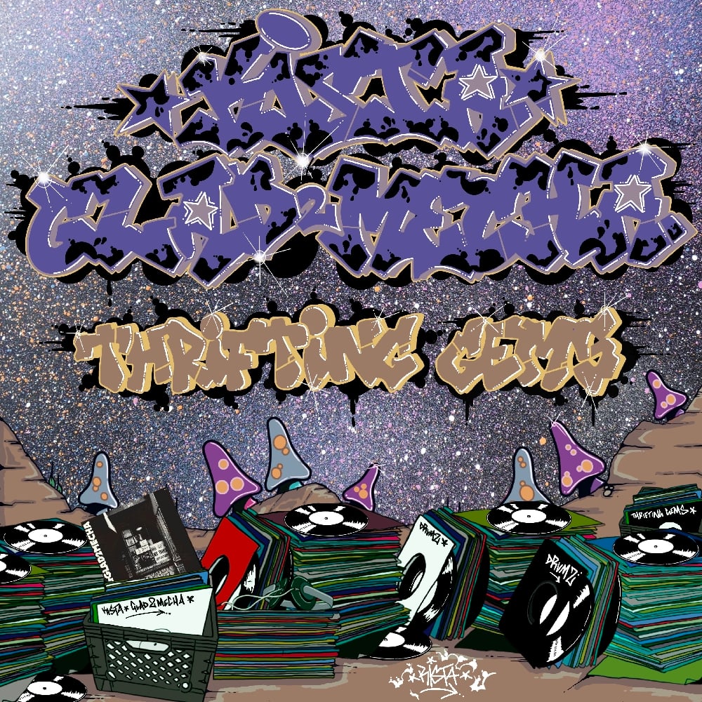 Image of Kista & Glad2Mecha - Thrifting Gems (Customised Test Pressing)