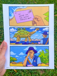 Giant Turtle Signed Print